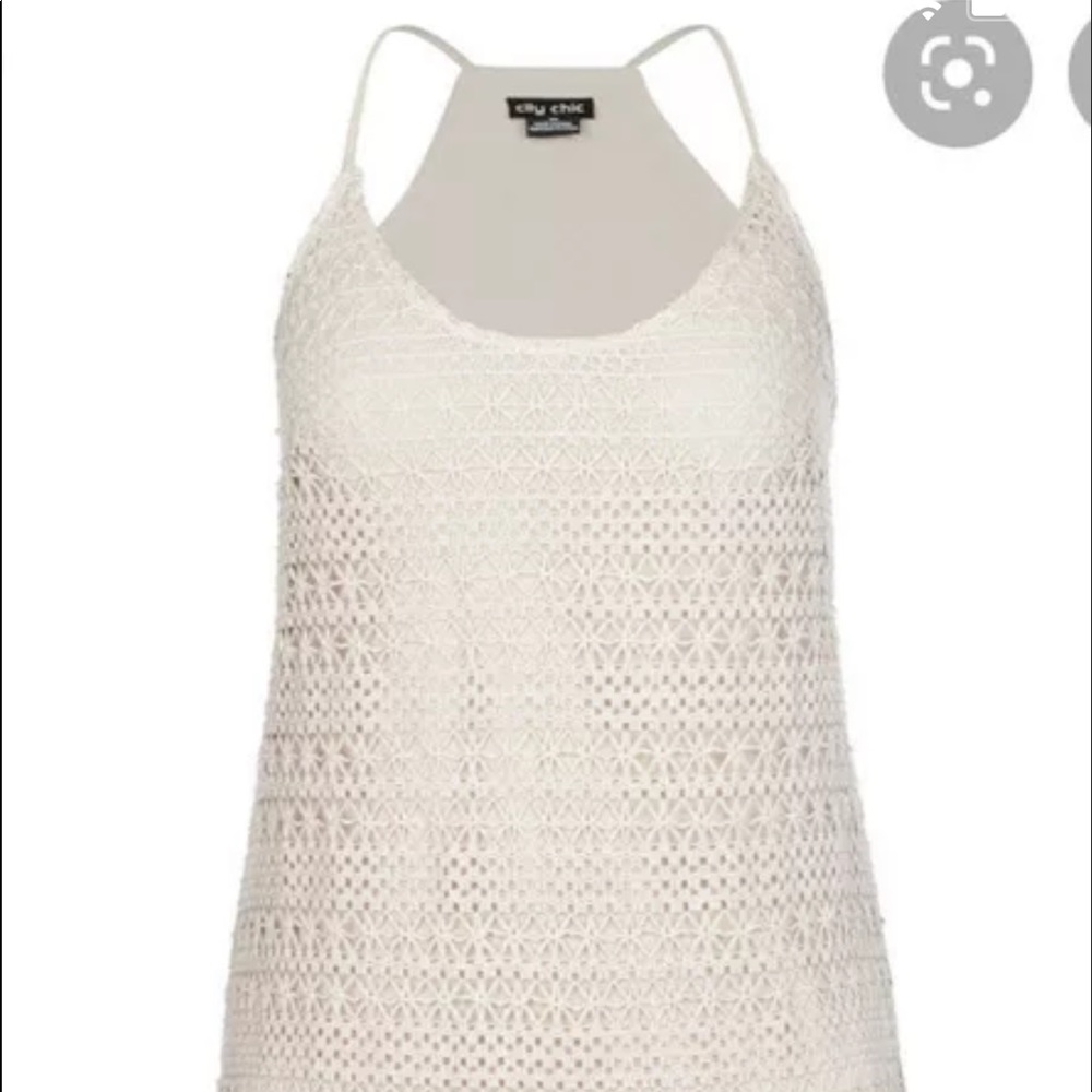 City Chic Crochet Cool Dress